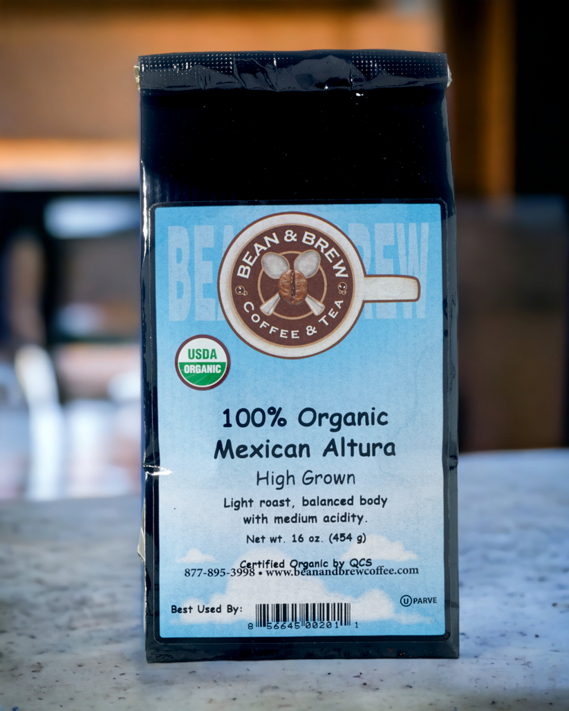 Organic Coffee Bean and Brew Coffee & Tea