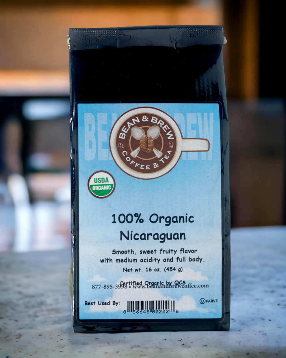 Organic Coffee Bean and Brew Coffee & Tea