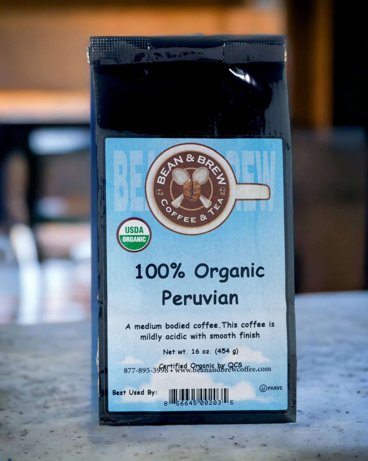Organic Coffee Bean and Brew Coffee & Tea